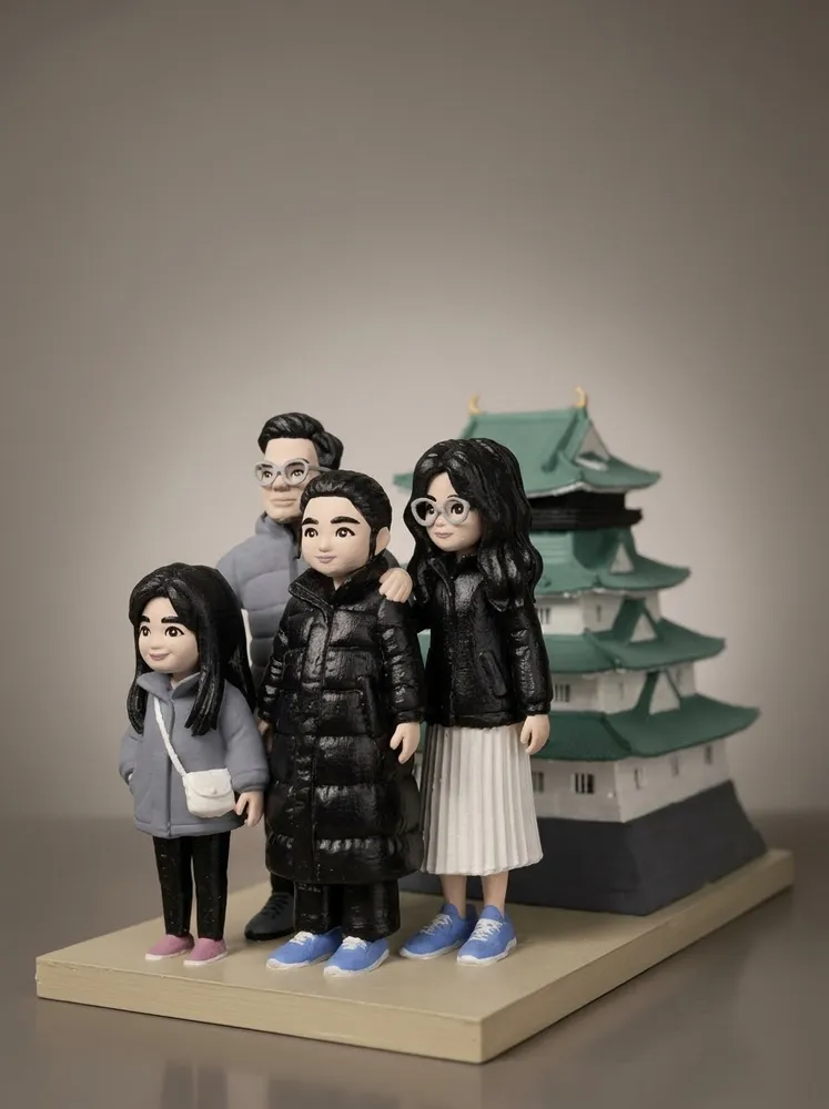 3D figure — Quadruple + Castle (Jumbo Accessories)